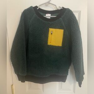 Hanna Andersson Faux Shearling Boys Sweatshirt